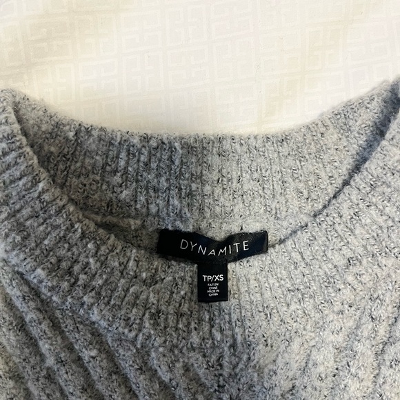GREY KNIT SWEATER XS - Picture 3 of 3